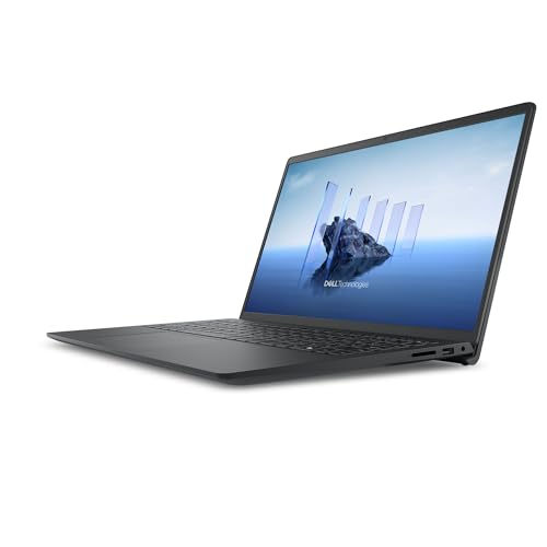Dell 15 Notebook DC15255 – 15,6 Zoll (39,6 cm) FHD 120Hz, AMD Ryzen 7 7730U, 16 GB RAM, 1 TB SSD, AMD Radeon, HD-Webcam, Windows 11 Home, spanische QWERTY-Tastatur, Schwarz