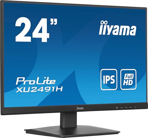 iiyama Prolite XU2491H-B1 60,5cm 23,8" IPS LED-Monitor Full-HD 100Hz HDMI DP Adaptive Sync schwarz