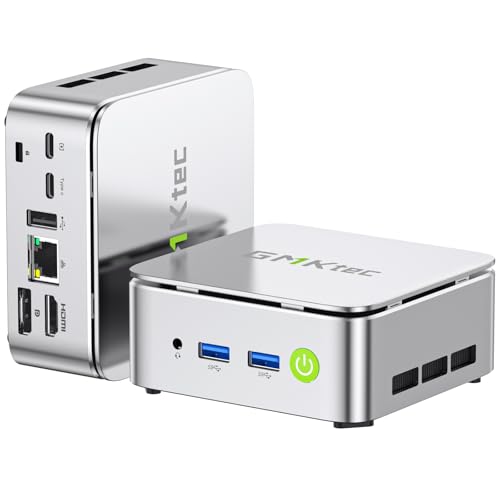 GMKtec Mini PC Ryzen – AMD Ryzen 5 3500U (4C/8T, 4.5GHz, Beats 4300U//N150/N95) | NucBox G10 | 16GB DDR4 + 256GB SSD | Win 11 Pro | WiFi 5, USB 3.2, USB-C, BT 5.0 | Mini Computer für Büro & Alltag