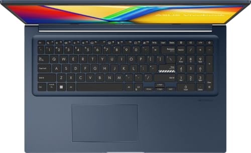 ASUS i3 Laptop 17,3 Zoll FullHD (Intel Core 3 Prozessor 100U, 6 Kerne, 4.70 GHz, 8 GB DDR5 RAM, 256 GB NVME SSD, HDMI, BT, Webcam, USB-C/3.0, WLAN, Windows 11 Prof) Notebook #8605