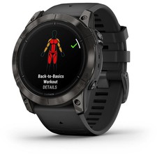 Garmin EPIX PRO GEN 2 Smartwatch Schwarz/Schiefergrau (127-210 mm) Silikon