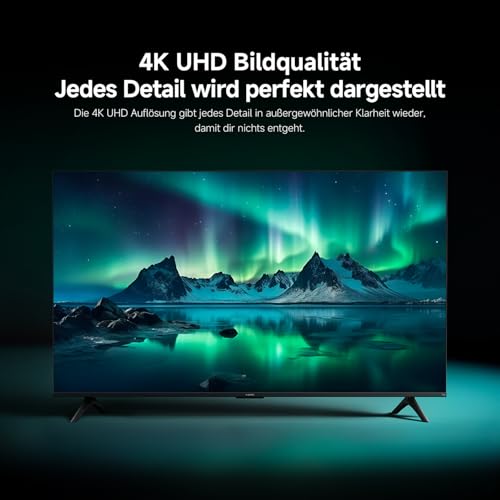 Xiaomi TV F 55 Zoll 2025, 4K UHD Smart TV, Fire OS8, HDR10, L55MB-FAEU | Triple Tuner DVB-C/S/S2/T/T2, 60Hz with 120Hz Game Boost Mode, Voice Control with Alexa