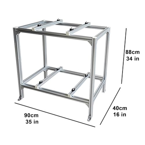 Bodenständer für Mini-Split-Wärmepumpen – langlebige doppelschichtige Klimaanlagenhalterung aus Aluminiumlegierung für optimale Stabilität und Leistung