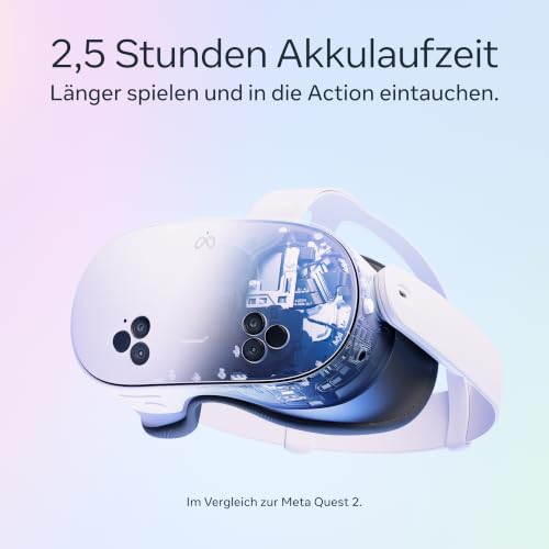 Meta Quest 3S 128 GB | VR-Headset – 33% mehr Speicher – Doppelte Grafikleistung – Virtual Reality ohne Kabel – Gorilla Tag Cardboard Monkenaut Bundle – Amazon Exclusive