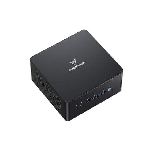 MINIS FORUM UM890 Pro Mini PC - AMD AI Ryzen 9 8945HS, 8 C/16 T, Radeon 780M GPU, 32GB DDR5 RAM, 1TB M.2 SSD, HDMI 2.1, DP 1.4, 2xUSB4, 4xUSB3.2, Oculink, 2xRJ45 2.5G, Wi-Fi 6E & BT 5.2