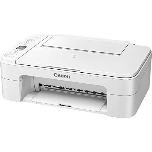 Canon PIXMA TS3351 Farbtintenstrahl-Multifunktionsgerät (Drucken, Scannen, Kopieren, 3, 8 cm LCD Anzeige, WLAN, Print App, 4.800 x 1.200 DPI) Weiss