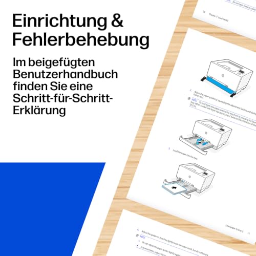 HP LaserJet Pro 3002dw Laserdrucker, Automatischer beidseitiger Druck, Bis zu 33 A4-Seiten pro Minute, Hi-Speed USB, WiFi, Ethernet, Bluetooth, Smart App, Wolf Pro Security