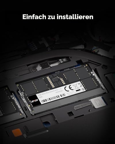 Lexar SODIMM 16GB DDR5 RAM 4800MHz Laptop Arbeitsspeicher