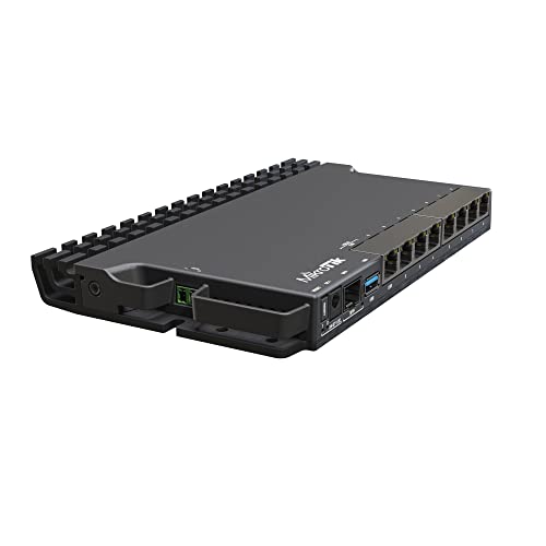 MikroTik Router RB5009GUG + S + IN, RB5009UG+S+IN, Mehrfarbig