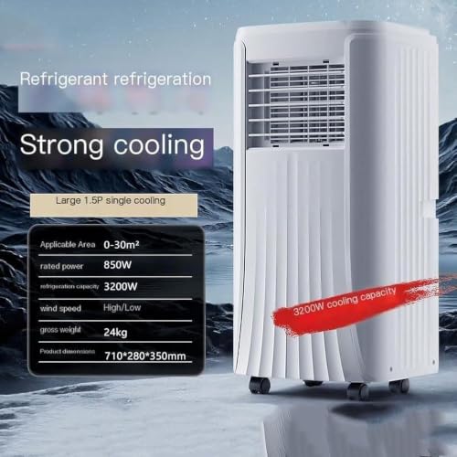 Eouyt Tragbarer Luftkühler 3-in-1 Ventilator Luftbefeuchter für Zuhause Büro Schlafzimmer, Kompakter 4-Gang-Kühlventilator mit Fernbedienung und Schlafmodus, UK 3-Pin, 10000 Btu, 10000 BTU