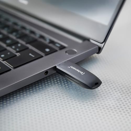 Intenso Speed Line, 64GB Speicherstick, USB-Stick 3.2 Gen 1x1, schwarz | 64 GB Speicherstick mit 70 MB/s Datentransferrate, robuster Kunststoff, kompakte Maße 19 x 65 x 9 mm, nur 8g Gewicht