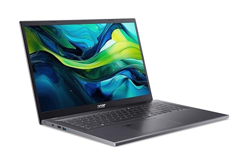 Acer Aspire 17 | Laptop | Intel Core 5 | 16GB | 1TB | mit Netzteil | 17" FHD IPS Display | Intel Core 5 120U | 16GB RAM | 1TB SSD | Intel Grafik | Windows 11 | QWERTZ Tastatur | A17-51M-50PC