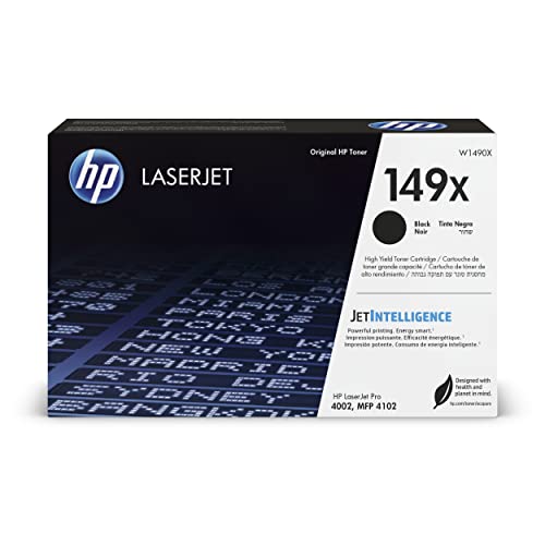 HP 149X (W1490X) Original LaserJet Toner Schwarz (Mit hoher Reichweite, Kompatibel LaserJet Pro 4103)