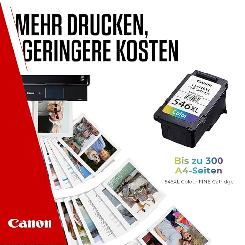 Canon CL-546XL FINE Original Druckerpatrone Farbe XL | 13ml Echte ergiebige Farbtinte für Vieldrucker - für PIXMA TS3350, TS3450, TR4650, TS3355, TR4550, TS3351 und mehr!