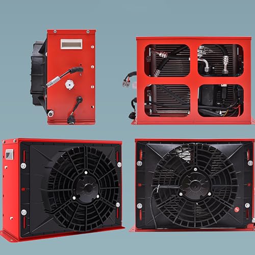 RV Klimaanlage 12V/24V, 850W Split Parking Kit, 450m³/H Luftvolumen, Leise Schnelle Kühlung für LKW, Busse, Wohnwagen, Bagger