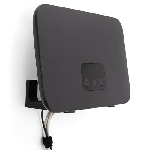 Wandhalterung für Telekom Speedport Smart 4 Plus, 4R, 4R 2, Router WLAN Halterung Halter Wandhalter mit Kabelmanagment inkl. Befestigungsmaterial - Made in Germany
