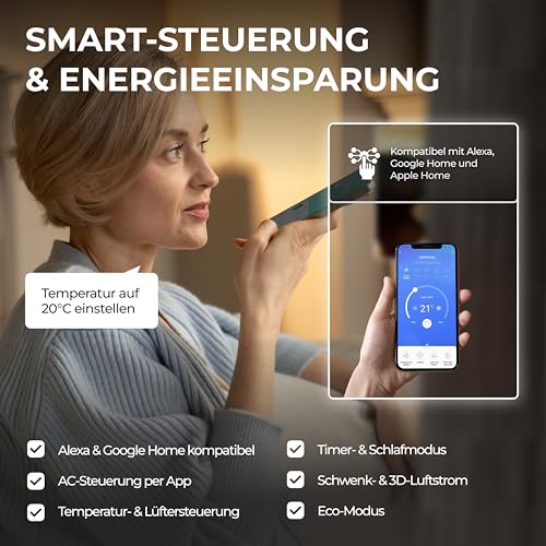 Kältebringer® Split Klimaanlage 9000 BTU 2,6 kW R32 Kältemittel