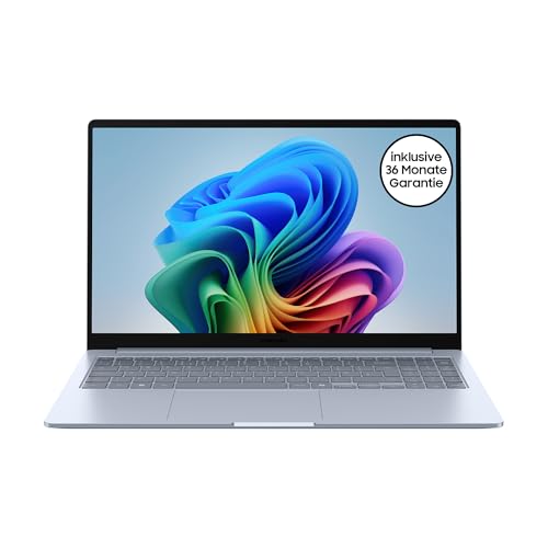 Samsung Galaxy Book4 Edge AI Laptop, Notebook, 15,6"-LCD, Full HD, Snapdragon X Prozessor (X26), 16GB RAM, 512GB Speicher, Copilot+ PC, Sapphire Blue, 3 Jahre Herstellergarantie [Exklusiv auf Amazon]