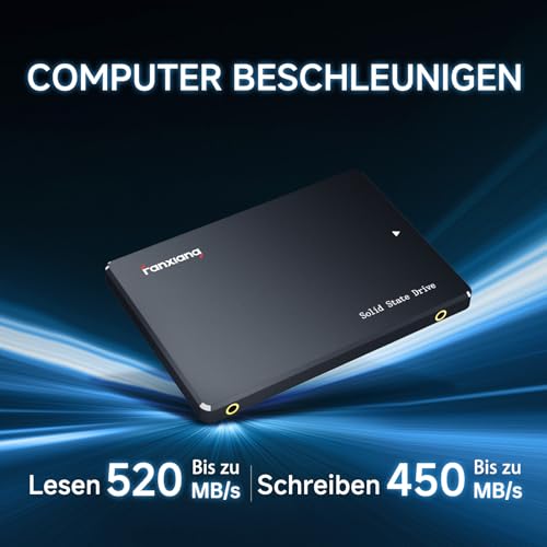 fanxiang S101 256 GB SSD SATA III 2,5" Interne，3D TLC NAND，520 MB/s Lesen