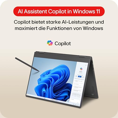 LG gram Pro 16 16T90TP-K.AA78G (16 Zoll) OLED 2in1 Notebook, Intel Core Ultra 7 255H, Intel Arc™ 140T GPU, 16GB RAM, 1TB SSD, federleicht (1,399 kg), gram AI, 77 Wh, Thunderbolt 4, Schwarz