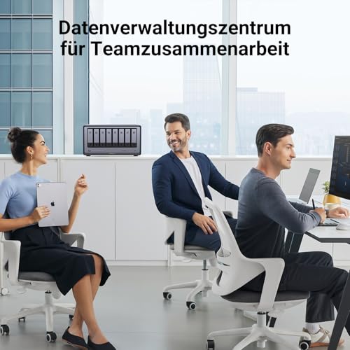 UGREEN NASync DXP8800 Plus 8 Bay NAS für Unternehmen und Profis (ohne HDD) | Intel Core i5-1235U, Dual 10GbE, 8GB DDR5 bis 64GB, Eingebaut 128 GB SSD, 2 x M.2 NVMe-Steckplatz, 2x Thunderbolt 4, 8K HDMI