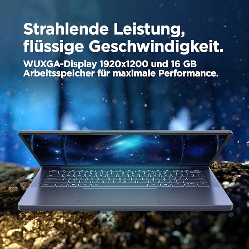 Lenovo IdeaPad Slim 3i Laptop | 14" WUXGA Display | Intel Core i5 13420H | 16GB RAM | 512GB SSD | Intel UHD Grafik | Win11 | QWERTZ | Luna Grau | 3 Monate Premium Care