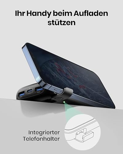 INIU 10000mAh Power Bank, Mini 22.5W Fast Charging USB-C Externe Handyakkus | Kompaktes Ladegerät, Flugtauglich & Reise-Essential, Leichte & Klein Powerbank für iPhone 17 16 Pro, Samsung S25, Xiaomi iPad