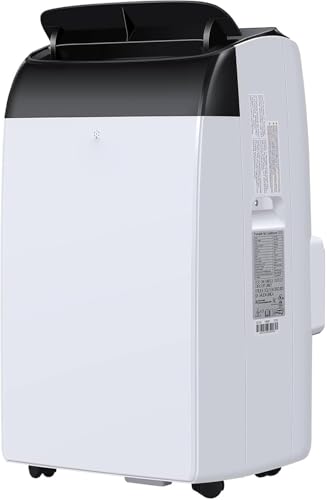 Mobile klimaanlage,12000 BTU Mobiles Klimagerät mit Abluftschlauch 4 in-1 Mobile Klimaanlage Silent <52 dB+ Fernbedienung | Fenster-Installationsset |24h-Timer Ideal für Haus/BüRo