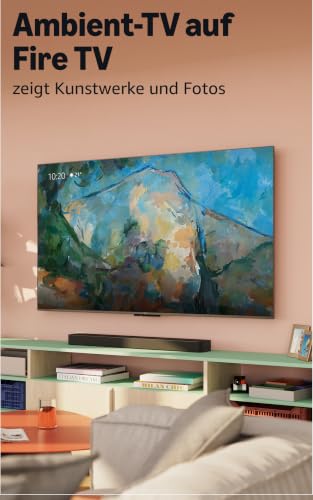 Amazon Ember Mini-LED-Serie, QLED-Smart-TV mit 75 Zoll (190 cm), 4K UHD, Dolby Vision IQ, Ambient-TV, 144-Hz-Spielmodus, Local Dimming und finde Serien schneller mit Alexa+
