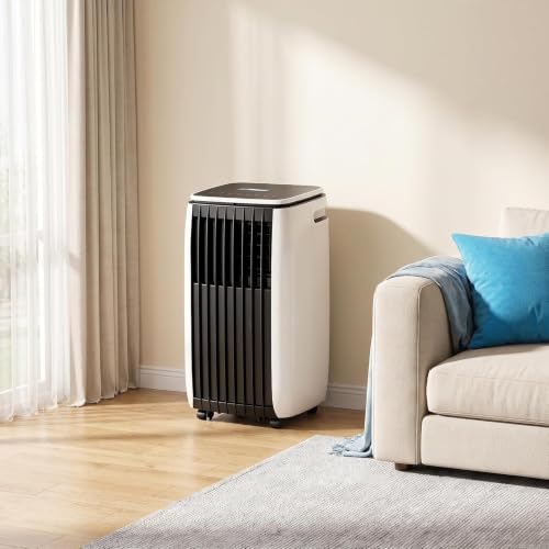 Tragbare Klimaanlage 5000 BTU Kühlung nur 220-240V AC Gerät mit leiser Kompressor Einheit Fenster Abdichtset Rollen für Schlafzimmer Büro Wohnung, C+Hot & Cold 12000 BTU, C+Hot & Cold 12000 BTU