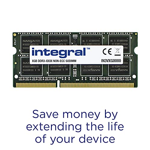 Integral 16GB(2x 8GB) DDR3 RAM 1600MHz SODIMM Laptop Notebook MacBook Arbeitsspeicher-Kit