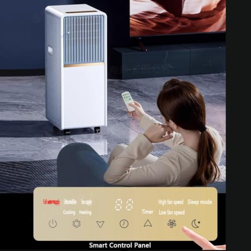 Tragbare Klimaanlage 12000 BTU, Smart AC Einheit mit Fernbedienung, kühlt bis zu 550 m², ideal für Home Office oder Schlafzimmer mit Fenster-Installationsset