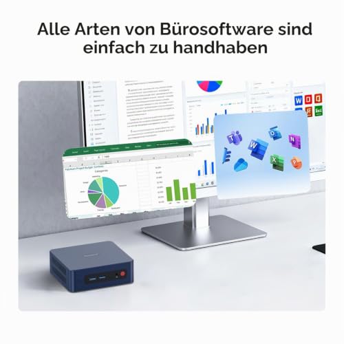 Beelink Mini PC SER3, AMD Ryzen 5 3500U 4C/8T, 16G DDR4 RAM 256G SSD | Mini Computer Windows 11 Pro, 4K@60Hz Dual Display, Mini Desktop WiFi5/BT5.0/1000M LAN