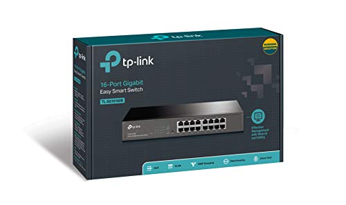 TP-Link Jetstream TL-SG1016DE - Switch - verwaltet - 16 x 10/100/1000 - an Rack montierbar