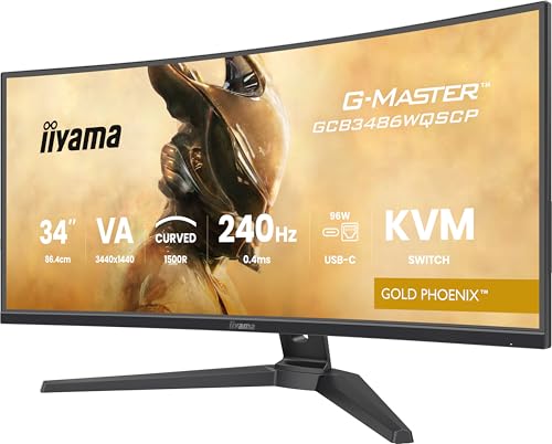 iiyama G-Master Gold Phoenix GCB3486WQSCP-B1 Curved UWQHD VA Gaming-Monitor