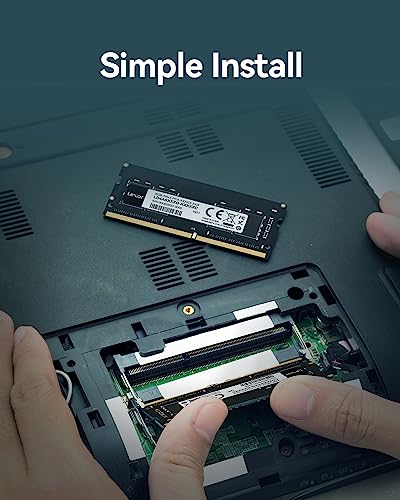 Lexar SODIMM DDR4 RAM 16GB Kit (2x8GB), 3200 MHz, 260-Pin | DRAM, Laptop-Speicher, Hochleistungs SO-DIMM, PC Laptop Computerspeicher