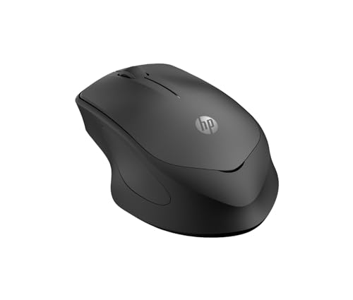 HP 280 Silent Wireless Maus (besonders leises Klicken, Lange Akkulaufzeit, Dongle) schwarz