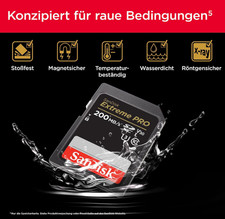 SanDisk Extreme PRO SDXC Speicherkarte 128 GB, 200 MB/s OHNE OVP