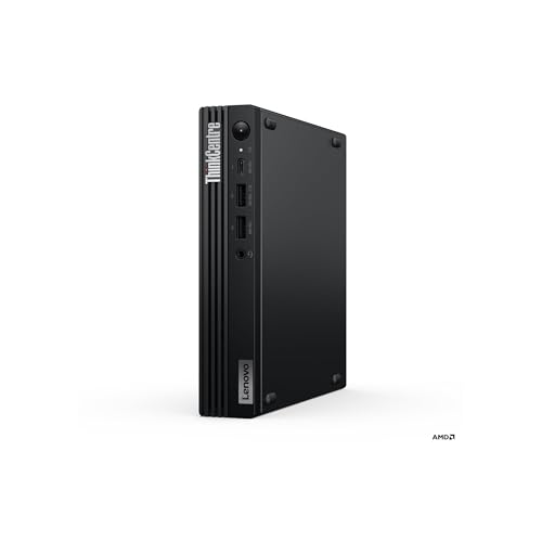 Lenovo ThinkCentre M75q Gen 5 12RQ - Mini - Ryzen 5 Pro 8500GE / 3.4 GHz - RAM 16 GB - SSD 512 GB - TCG Opal Encryption 2, NVMe - Radeon 740M - 1GbE, Bluetooth 5.3, Wi-Fi 6 - WLAN: 802.11a/b/g/n/ac/ax