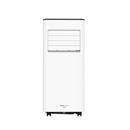 Mobile Klimaanlage 9000 BTU mit Abluftschlauch | 3-in-1 Mobiles Klimagerät | Leiser Betrieb | Digitaldisplay, App und Fernbedienung | Fenster-Installationsset | Timerfunktion | Für Räume bis 30 m²
