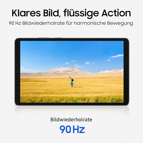 Samsung Galaxy Tab A11, Android Tablet, 8,7 Zoll Display mit 90 Hz Bildwiederholrate, 128 GB Speicher, 8 GB RAM, Dolby Dual-Lautsprecher, Silver, 3 Jahre Herstellergarantie [Exklusiv bei Amazon]