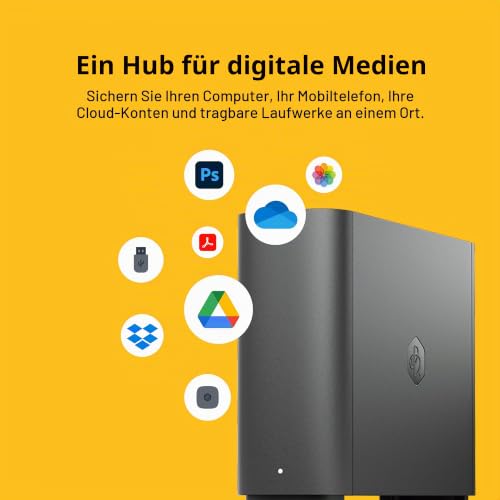 Synology BeeStation BST151-4T 2 GB RAM 4 TB HDD NAS Desktop Server Schwarz | Automatische Foto- und Video-Backup, kein Abonnement erforderlich