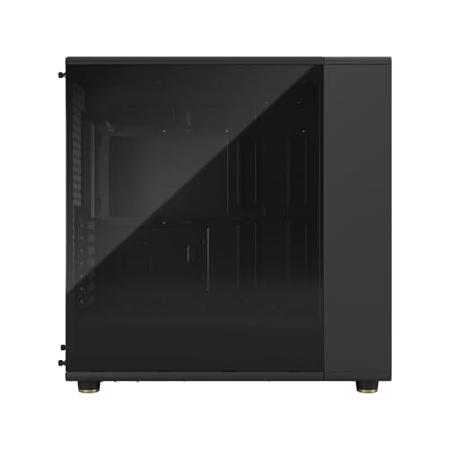 Fractal Design North XL PC Gaming Gehäuse - E-ATX Full-Tower | Charcoal Black mit 3x 140-mm-Aspect-PWM-Lüftern, USB Typ-C, bis 413 mm GPU-Platz, 420-mm-Radiator-kompatibel