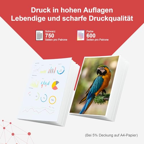 560 561 Patronen XL 560XL 561XL Ersatz für Canon Druckerpatronen 560 561 | Druckerpatronen 560 561 XL Ersatz für Canon Pixma TS5350i TS7450i TS5300 TS5350a TS5350 TS5351i TS5355a TS7400 TS7451a TS7450