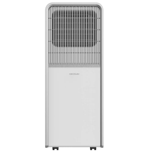 Cecotec Klimaanlage Mobil ForceClima 12650 Style Heating, 12.000 BTU | bis 28 m², 5 Modi, 2 Geschwindigkeiten, Entfeuchtung 29 l/Tag, Timer 24 Std, Wärmepumpe, Fensterkit