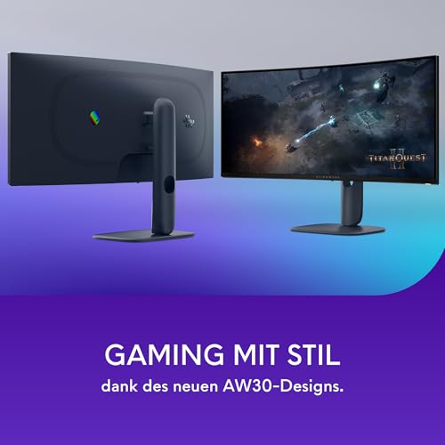Alienware 34 Gaming Monitor - AW3425DWM, WQHD (3440x1440), 180Hz, VA, 1ms | AMD FreeSync Premium, VESA AdaptiveSync, 21:9 1500R Curved, 95% DCI-P3, HDR400, DisplayPort, 2 HDMI, 3 USB, 3 Jahre Garantie