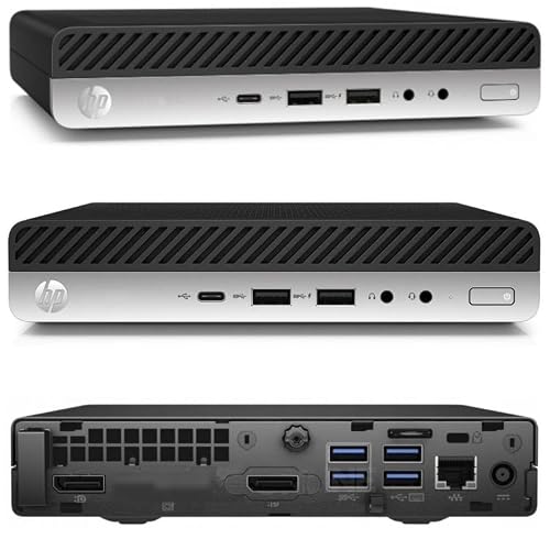 HP 18cm Silent Mini-PC Business Office Multimedia Computer mit 3 Jahren Garantie! - Intel Pentium 4400T 2x2.90 GHz - 8GB DDR4-256 GB SSD - USB3 - Windows 11 Prof. 64-Bit - #7297