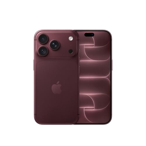 Apple iPhone 18 Pro 256 GB - Burgunder | 6,3" Super Retina XDR Display mit ProMotion, Batterie für den ganzen Tag, 48 MP Fusion Hauptkamera mit variabler Blende