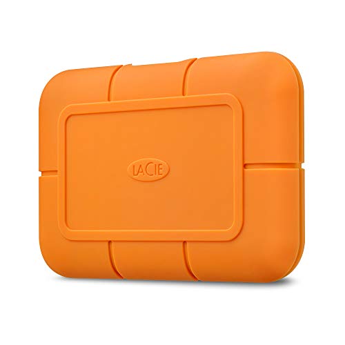 LaCie Rugged SSD externe SSD 1TB, 2.5 Zoll, PC & Mac, inkl. USB-C w/o USB-A Kabel, inkl. Rescue Service (STHR1000800)
