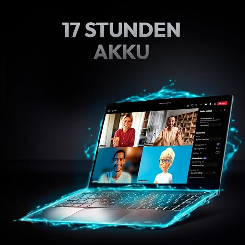 MEDION SPRCHRGD 14 S1 35,56 cm (14" Zoll 120Hz 2.8K WQXGA+) Laptop (Copilot+ PC, Qualcomm Snapdragon X Plus, 16GB DDR5 RAM, 512GB SSD, Win 11 Home)